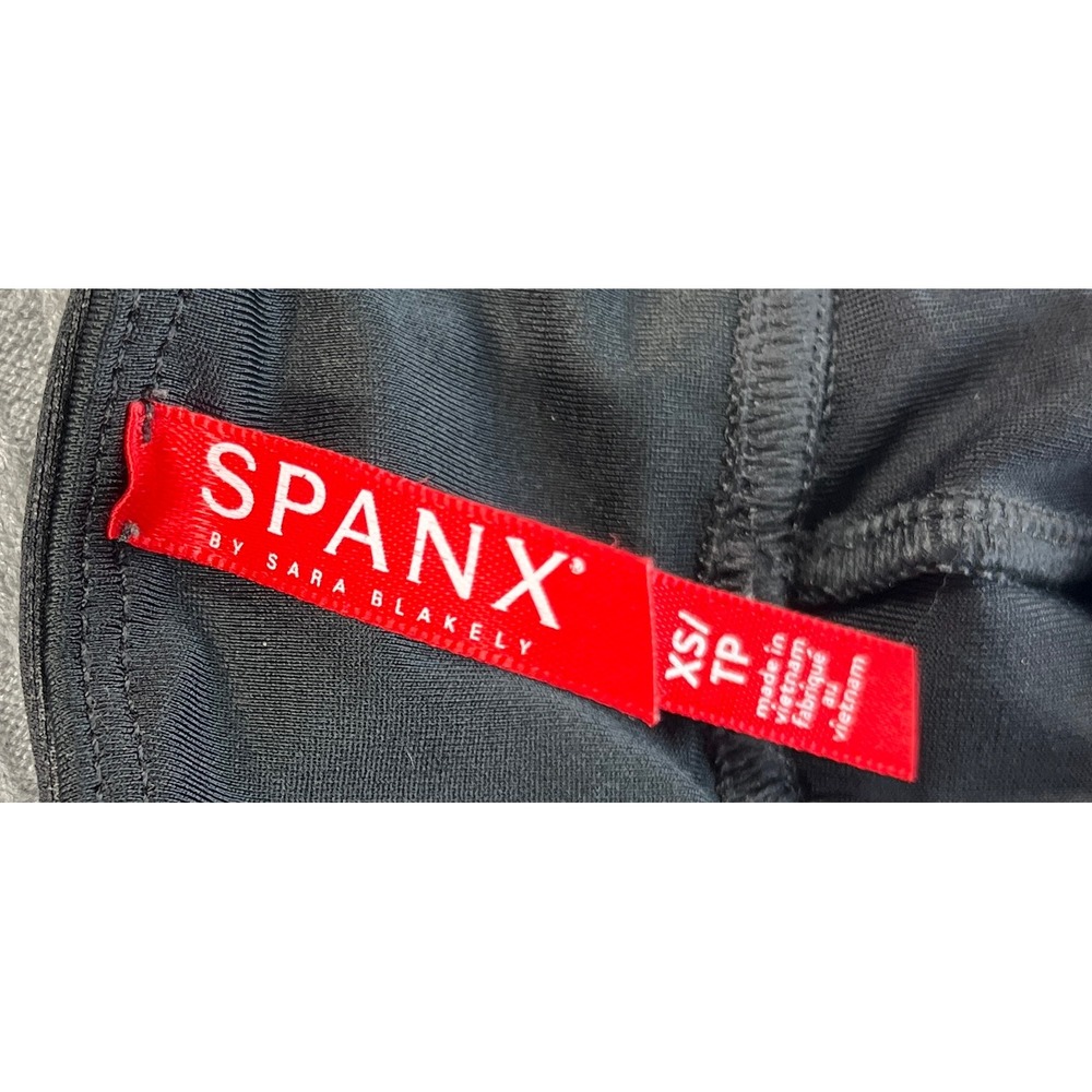 Spanx Moto Leggings Faux Leather High Waisted Sculpting women XS skinny Gym